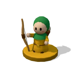 Bow figurine