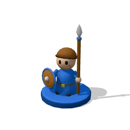 Spear figurine