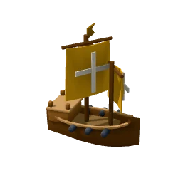 Warship figurine